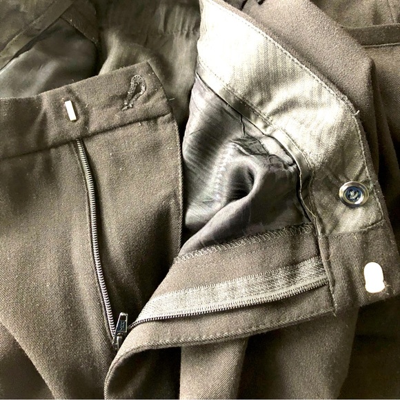 Gap Men’s Dress Slacks Size Black W38x30L button & Zipper - Picture 4 of 6